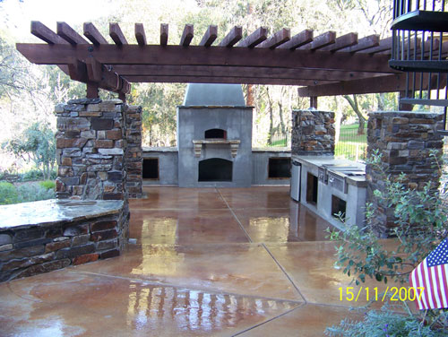 Wood Fired Oven Outdoor Kitchen Danville